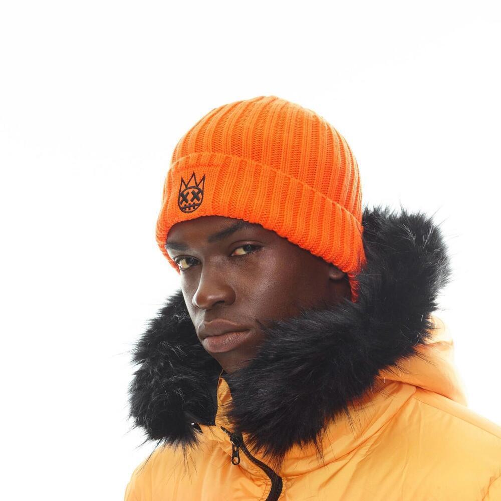 Cult Of Individuality Knit Hat With Shimuchan Logo Coral